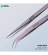 2UUL Ti22 Titan Curved Head purple ESD Titanium Alloy Ultra Precision Tweezer