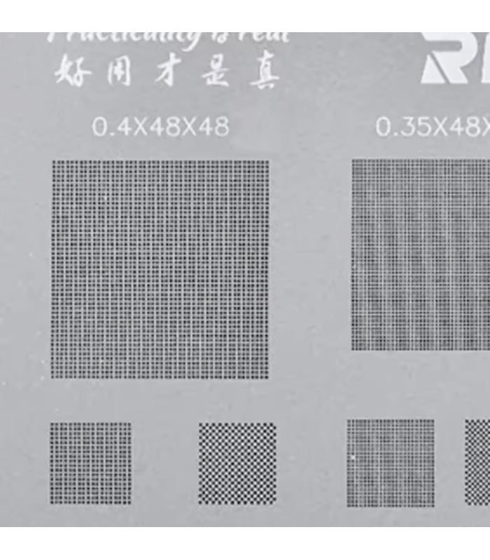 RELIFE Parallel 45 Degree Multi-Purpose reballing BGA Stencil 0.3 0.35 0.4 0.5