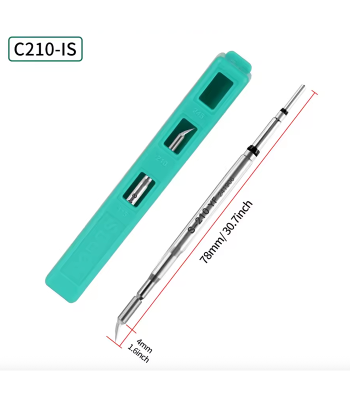 SUGON C210 Series Soldering Iron Tips Tip Compatible with JBC + Other S210 T210
