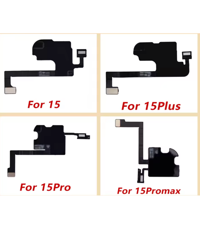 for Apple iPhone 15 Light Proximity Sensor Ear Earpiece Flex Ribbon Cable FPC
