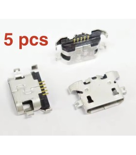 5pc Micro USB Charging Port Connector Motorola lenovo infinix and other models