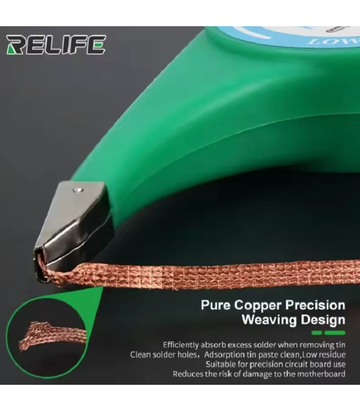 Relife RL-3020 Soldering Wick 3.0mm x 2m Desoldering Wires Tin Remover suction