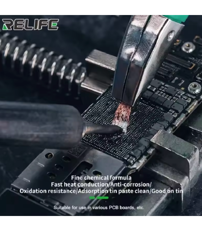 Relife RL-2520 Soldering Wick 2.5mm x 2m Desoldering Wires Tin Remover suction
