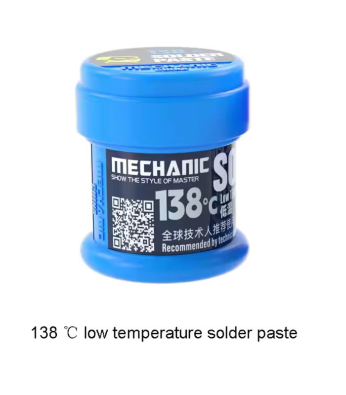 MECHANIC Soldering LW50 138 (50G) paste for mobile phone CPU repair reballing