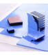 2 PCS SILICONE Blue Thermal Pad 100 x 100 x 1.0 mm thick 6 W/mK Heat Sink