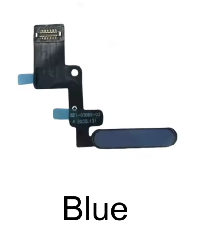 For Apple iPad 10th 2022 10.9 gen Blue Home Power Button Fingerprint Flex Cable