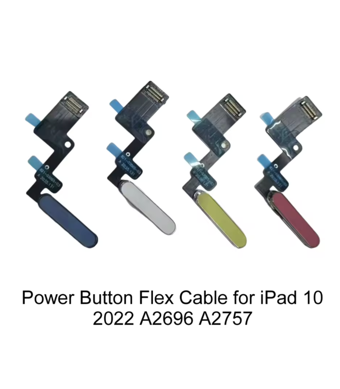 For Apple iPad 10th 2022 10.9 gen Blue Home Power Button Fingerprint Flex Cable