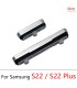 For Samsung Galaxy S22 S22 plus Silver Outer Side Power Volume on off Button
