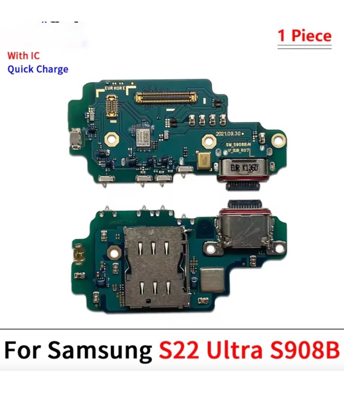 For Samsung S22 Ultra S908B Charging Port Dock Connector Board Flex