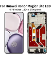 For Honor Magic 7 LITE X9C BRP-NX1 OLED Display LCD Touch Screen Green Frame