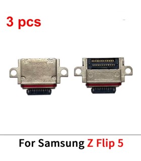 3 pcs SAMSUNG GALAXY Z FLIP 5 SM-F731 CHARGING PORT CONNECTOR