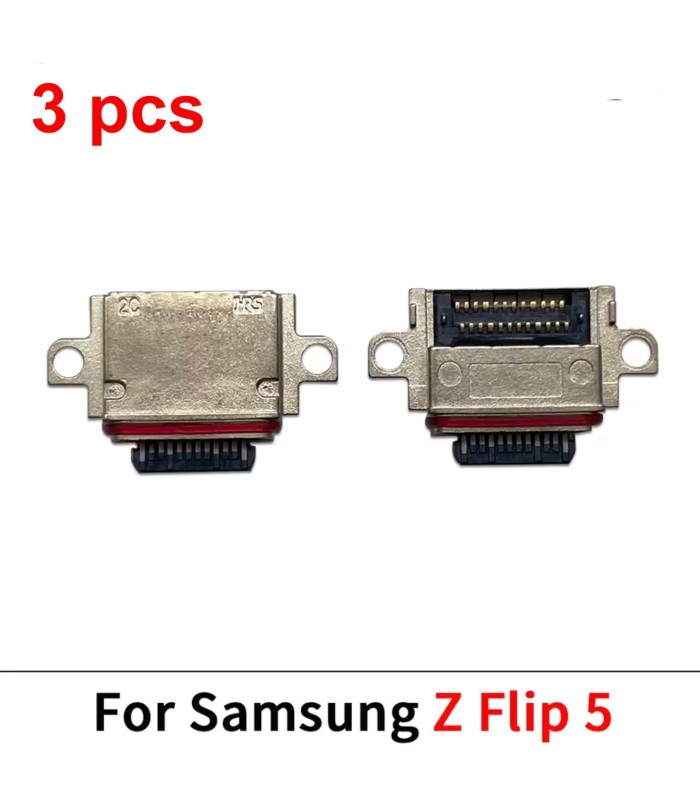 3 pcs SAMSUNG GALAXY Z FLIP 5 SM-F731 CHARGING PORT CONNECTOR