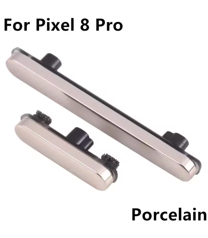 For Google Pixel 8 PRO Gold Replacement Side Power Volume Up Down Buttons Keys