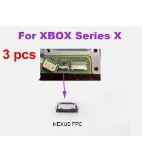 3pcs Power Eject Button Nexus FPC Connector Socket Replacement For Xbox Series X