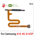 For Galaxy A14 4G SM-A145P Fingerprint Finger Print Sensor Flex Cable - Black