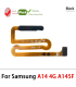 For Galaxy A14 4G SM-A145F Fingerprint Finger print Sensor Flex Cable - Black