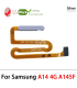 For Galaxy A14 4G SM-A145F Fingerprint Finger print Sensor Flex Cable - Silver