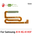 For Galaxy A14 4G SM-A145F Fingerprint Finger print Sensor Flex Cable - Green