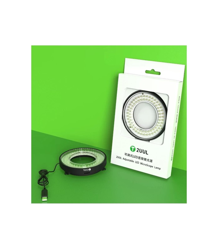 2UUL MS98 Adjustable LED MicroScope Lamp 72 LED (Black colour)