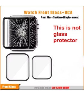 For Apple Watch iwatch replacement Front Glass Lens With OCA Series 10 S10 42mm