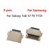 3 pcs For Samsung Galaxy Tab S7 Charging Port DC Type-C Jack Connector SM-T730