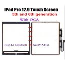 For Apple iPad Pro 12.9 5th | 6th Gen outer Touch Screen Digitizer With OCA