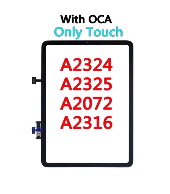 For Apple iPad Air 4 2020 Air 5 2022 Touch Screen Replacement Digitizer with OCA