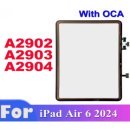 For Apple iPad Air 6 11 inch Gen 2024 glass lens Touch Screen Digitizer With OCA
