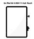 For Apple iPad Air 6 11 inch Gen 2024 glass lens Touch Screen Digitizer With OCA
