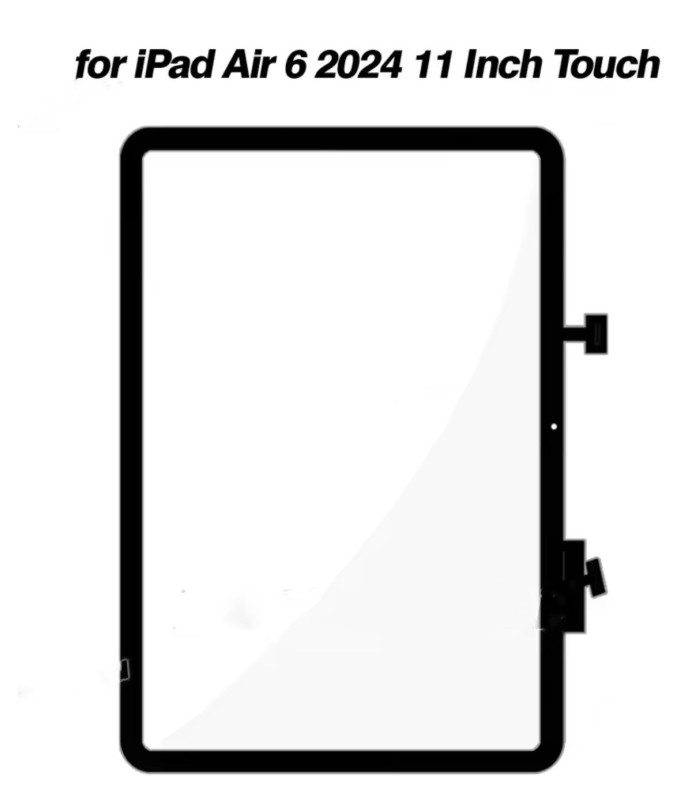 For Apple iPad Air 6 11 inch Gen 2024 glass lens Touch Screen Digitizer With OCA