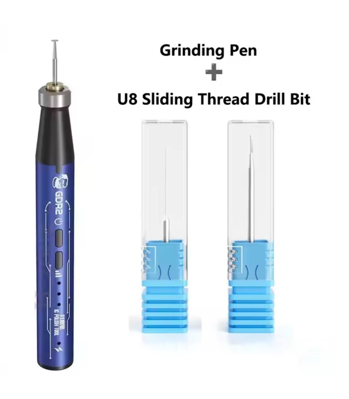 Screw remove Remover Drill Bit with grinding pen for iPhone Mobile Phone Repair