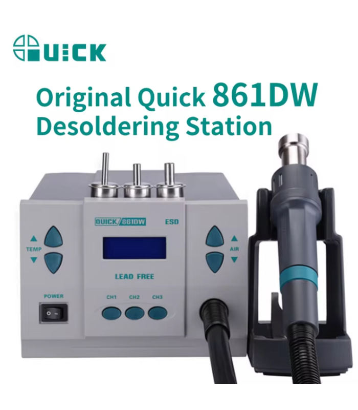 Quick 861 DW 861DW Hot Air Rework hot air Station 1000W SMD