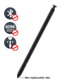 For Samsung Galaxy S24 Ultra Black Stylus Stylus Touch Pen - no Bluetooth