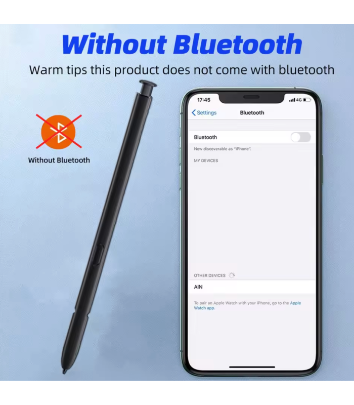 For Samsung Galaxy S24 Ultra Black Stylus Stylus Touch Pen - no Bluetooth