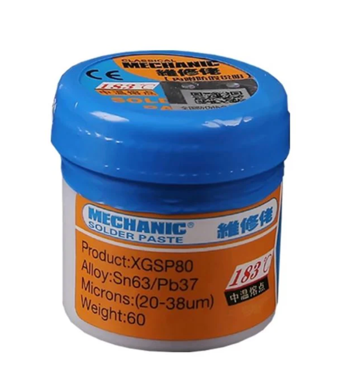 MECHANIC XG-XGSP80 Solder Soldering Paste SMD BGA SMT Stencil 183 degrees 60g