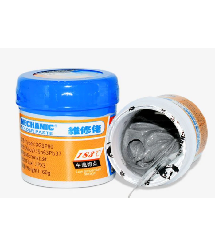 MECHANIC XG-XGSP80 Solder Soldering Paste SMD BGA SMT Stencil 183 degrees 60g