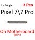 3 Pcs For Google Pixel 7 7Pro pro on board LCD Screen Display FPC 60 pin