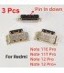 For Xiaomi Redmi Note 8 9 10 11 12 13 4G 5G Pro Max down pin Charging Port connector