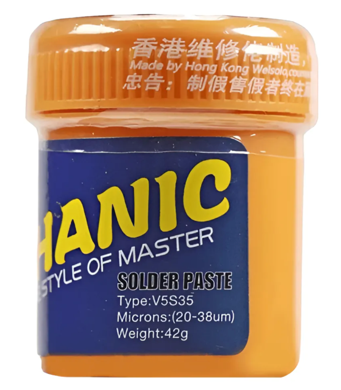 Mechanic V5S35 Solder Paste High Temperature Lead Free soldering 217c 42G Tub