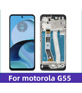 For Motorola MOTO G55 5G XT2435-2 LCD Display Touch Screen Digitizer with Frame
