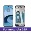 For Motorola MOTO G55 5G XT2435-2 LCD Display Touch Screen Digitizer with Frame