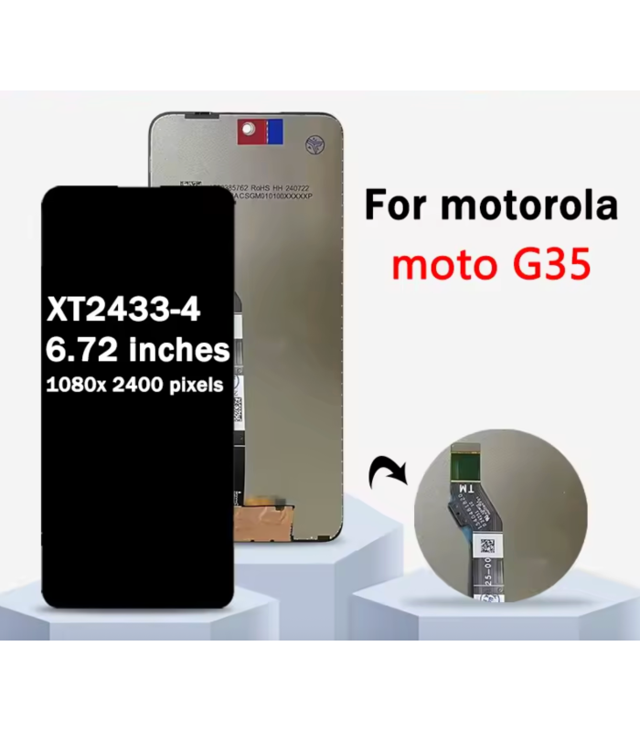 For Motorola Moto G35 XT2433 LCD Display Screen Touch Touchpad Digitizer