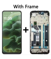 For Motorola Moto G35 XT2433 LCD Display Screen Touch Touchpad Digitizer Frame