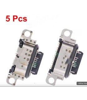 5 Pcs For Samsung Galaxy A26 A54 A72 A73 A33 Charging Port Dock Connector