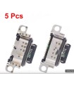 5 Pcs For Samsung Galaxy A26 A54 A72 A73 A33 Charging Port Dock Connector