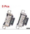 5 Pcs For Samsung Galaxy A26 A54 A72 A73 A33 Charging Port Dock Connector