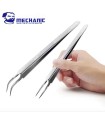 MECHANIC AAA-15 Curved Head ESD Stainless Steel Ultra Precision Tweezer Tool