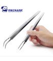MECHANIC AAA-15 Curved Head ESD Stainless Steel Ultra Precision Tweezer Tool