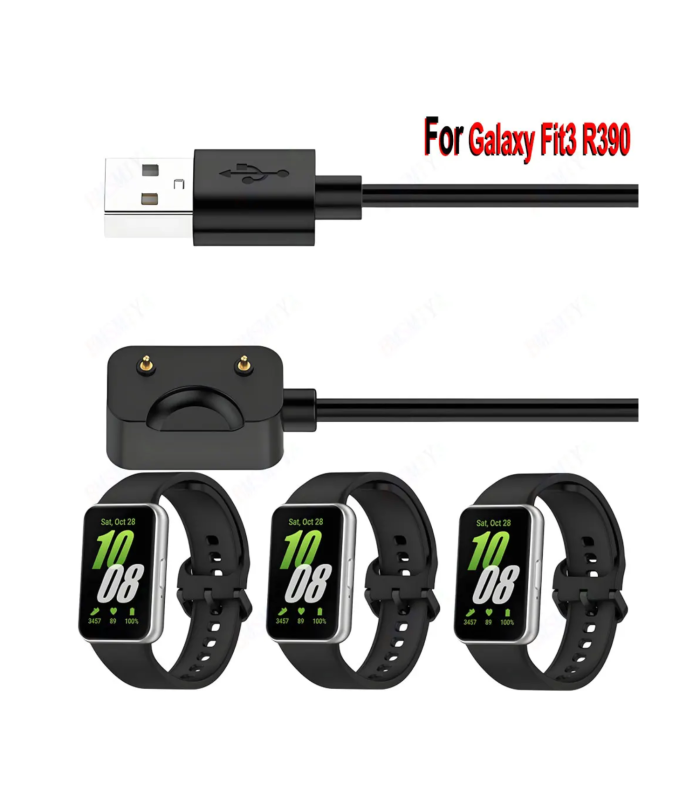 USB Charger charging Cable Lead for Samsung Galaxy Fit3 Fit 3 Smart Watch R390