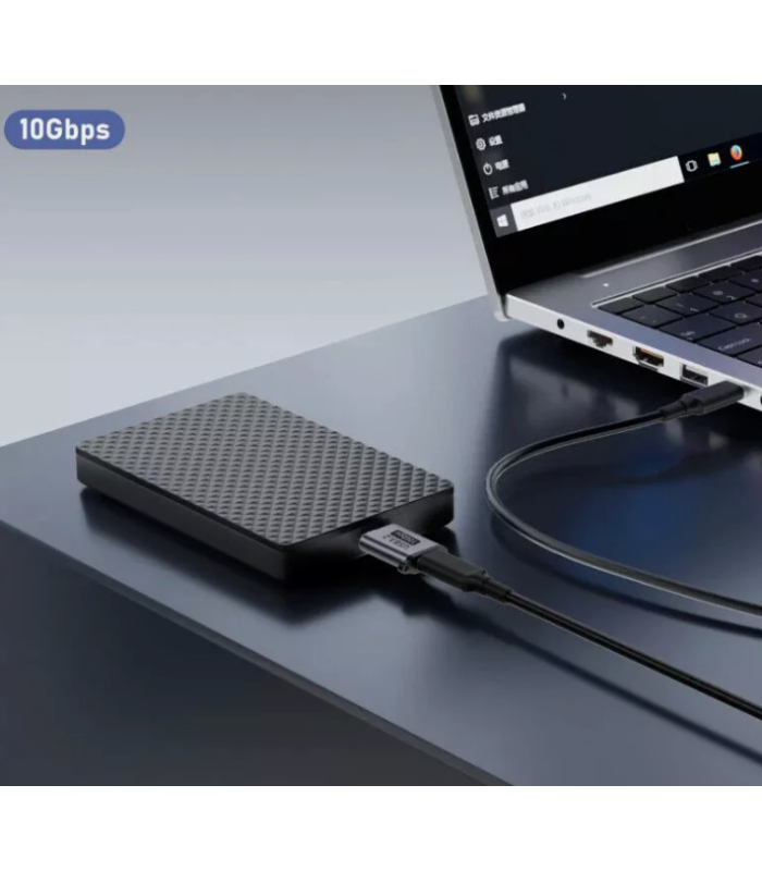 Micro USB-B 3.0 to USB-C Portable Convertor High-speed Hard Drive Cable